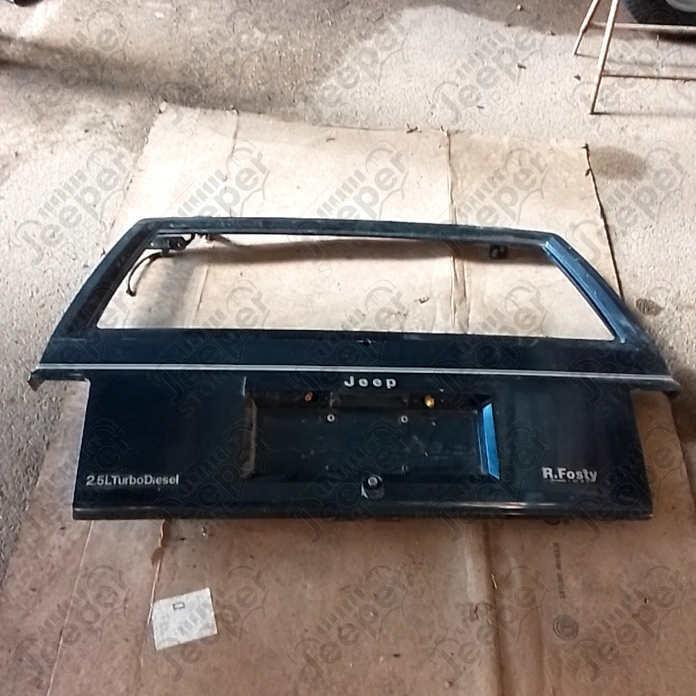 Occasion : Hayon de coffre bleu pour Jeep Cherokee XJ