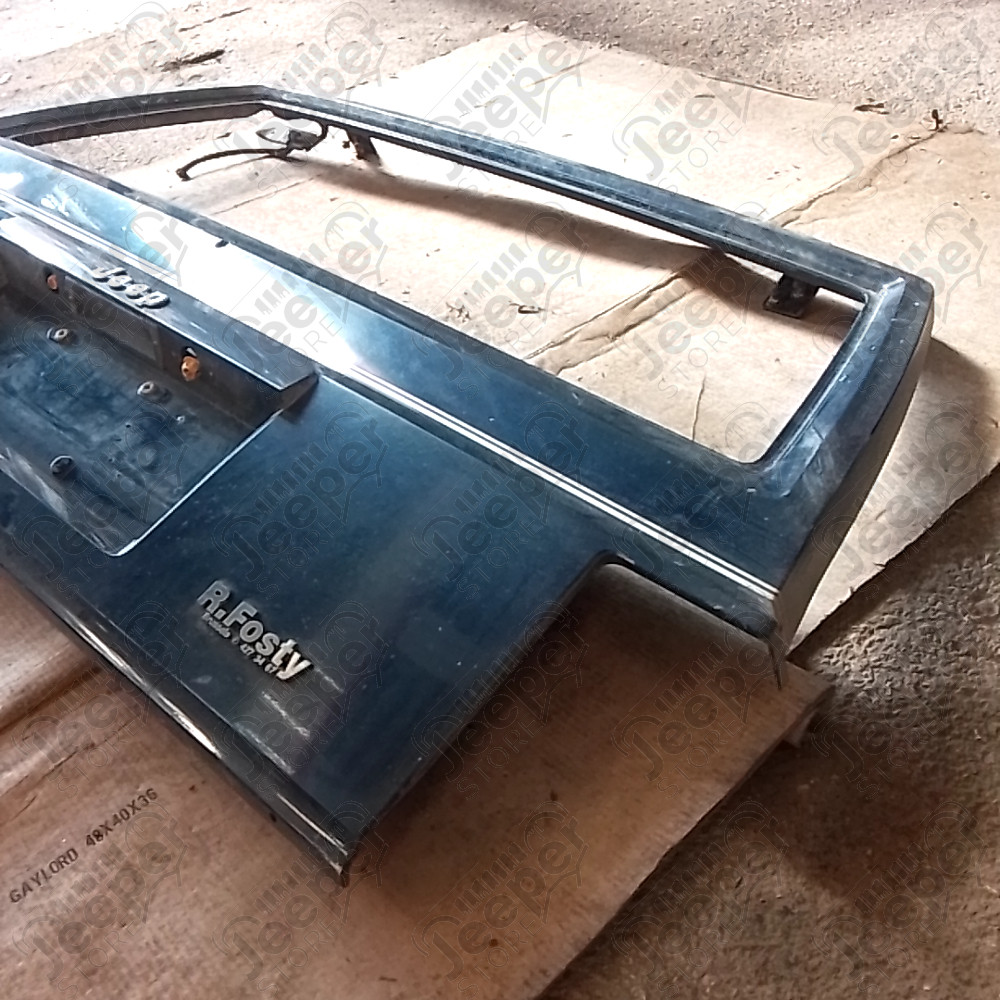 Occasion : Hayon de coffre bleu pour Jeep Cherokee XJ