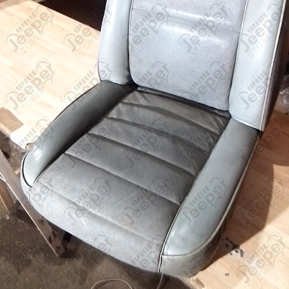 Occasion : Siège avant droit passager en cuir gris (gauche ou droit) pour Jeep CJ7, CJ8, YJ