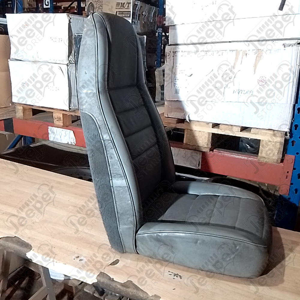 Occasion : Siège avant droit passager en cuir gris (gauche ou droit) pour Jeep CJ7, CJ8, YJ