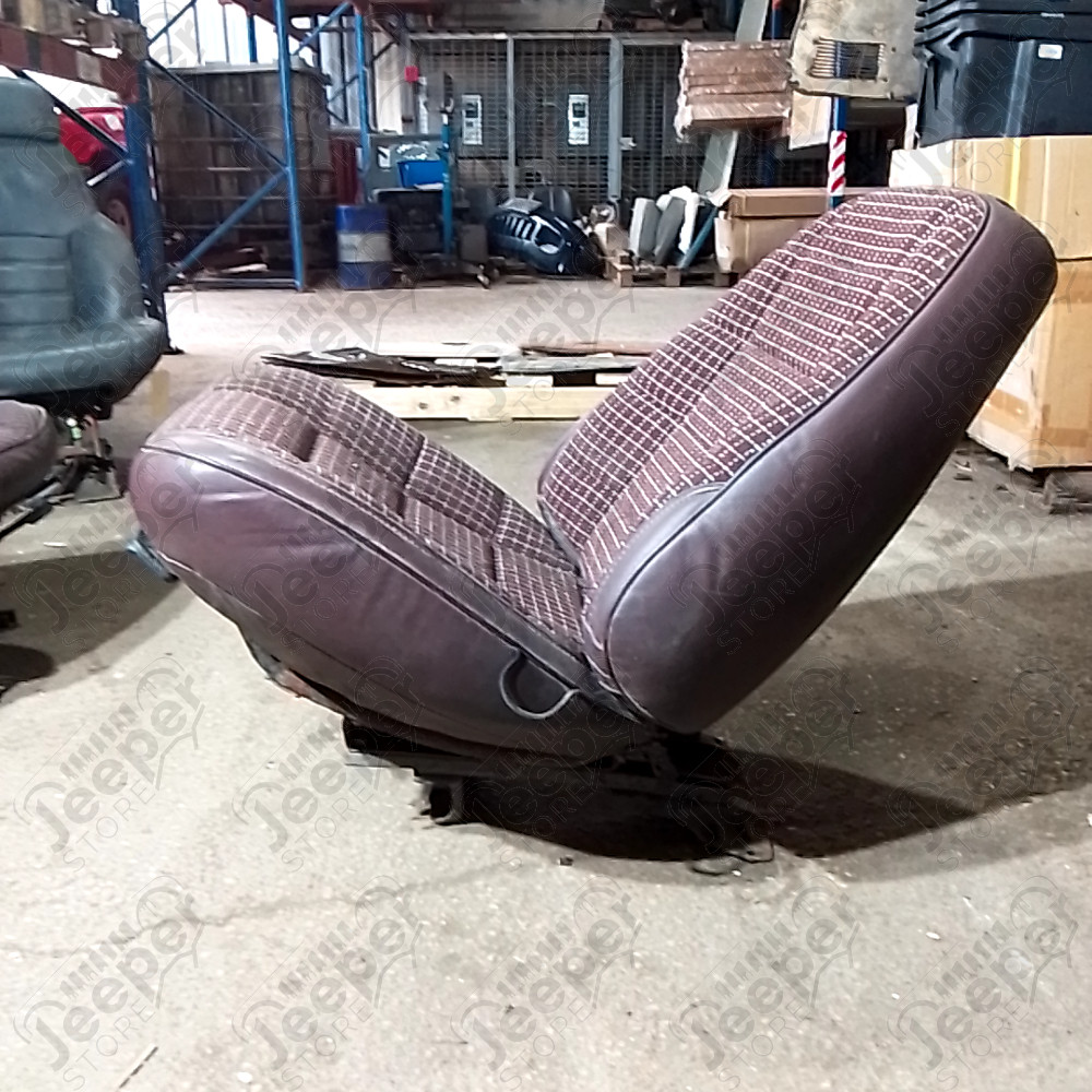 Occasion : Siège avant droit bordeau en tissu/cuir pour 2 portes pour Jeep Cherokee XJ