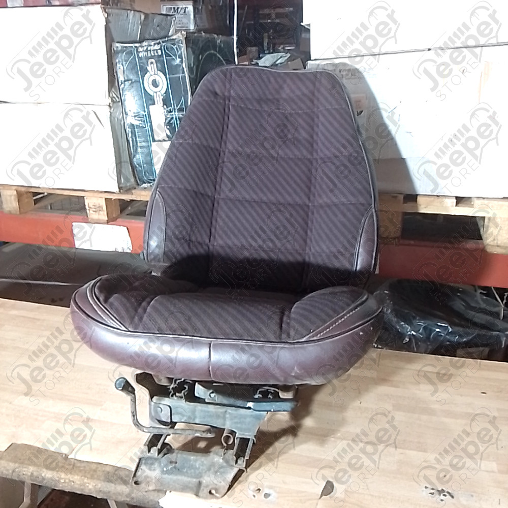 Occasion : Siège avant droit bordeau en tissu/cuir pour 2 portes pour Jeep Cherokee XJ
