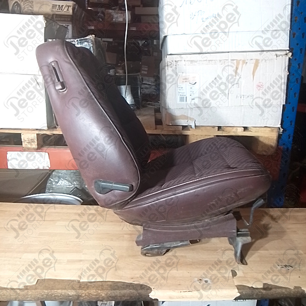 Occasion : Siège avant droit bordeau en tissu/cuir pour 2 portes pour Jeep Cherokee XJ
