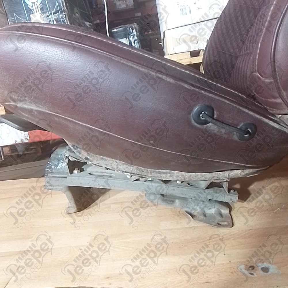 Occasion : Siège avant droit bordeau en tissu/cuir pour 2 portes pour Jeep Cherokee XJ
