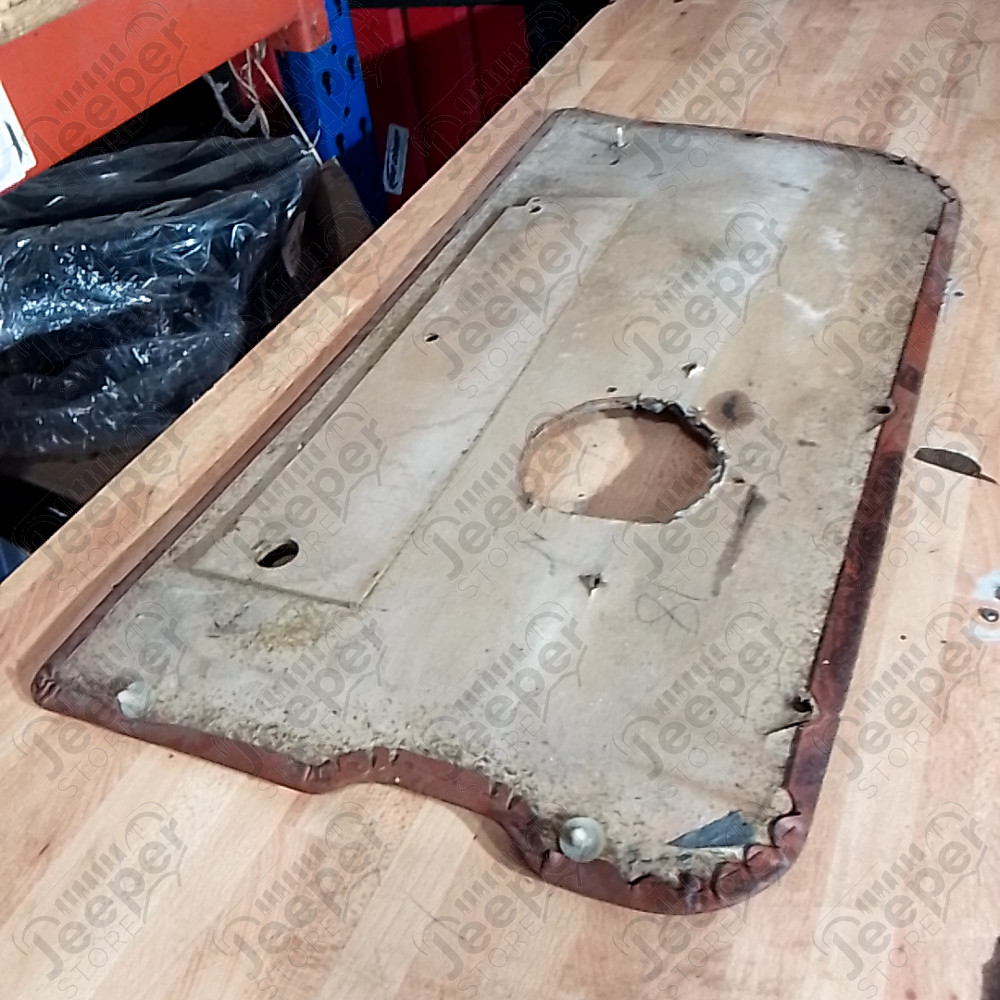 Occasion : Panneau de porte intérieur gauche en cuir marron pour Jeep CJ7, CJ8, YJ