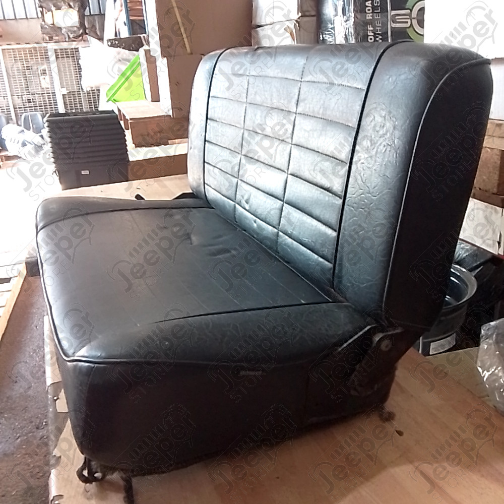 Occasion : Banquette arrière en cuir noir pour Jeep CJ7, CJ8, YJ