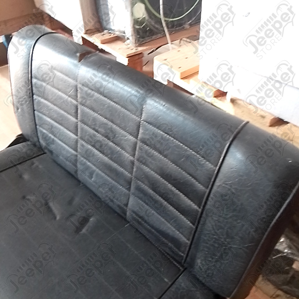 Occasion : Banquette arrière en cuir noir pour Jeep CJ7, CJ8, YJ