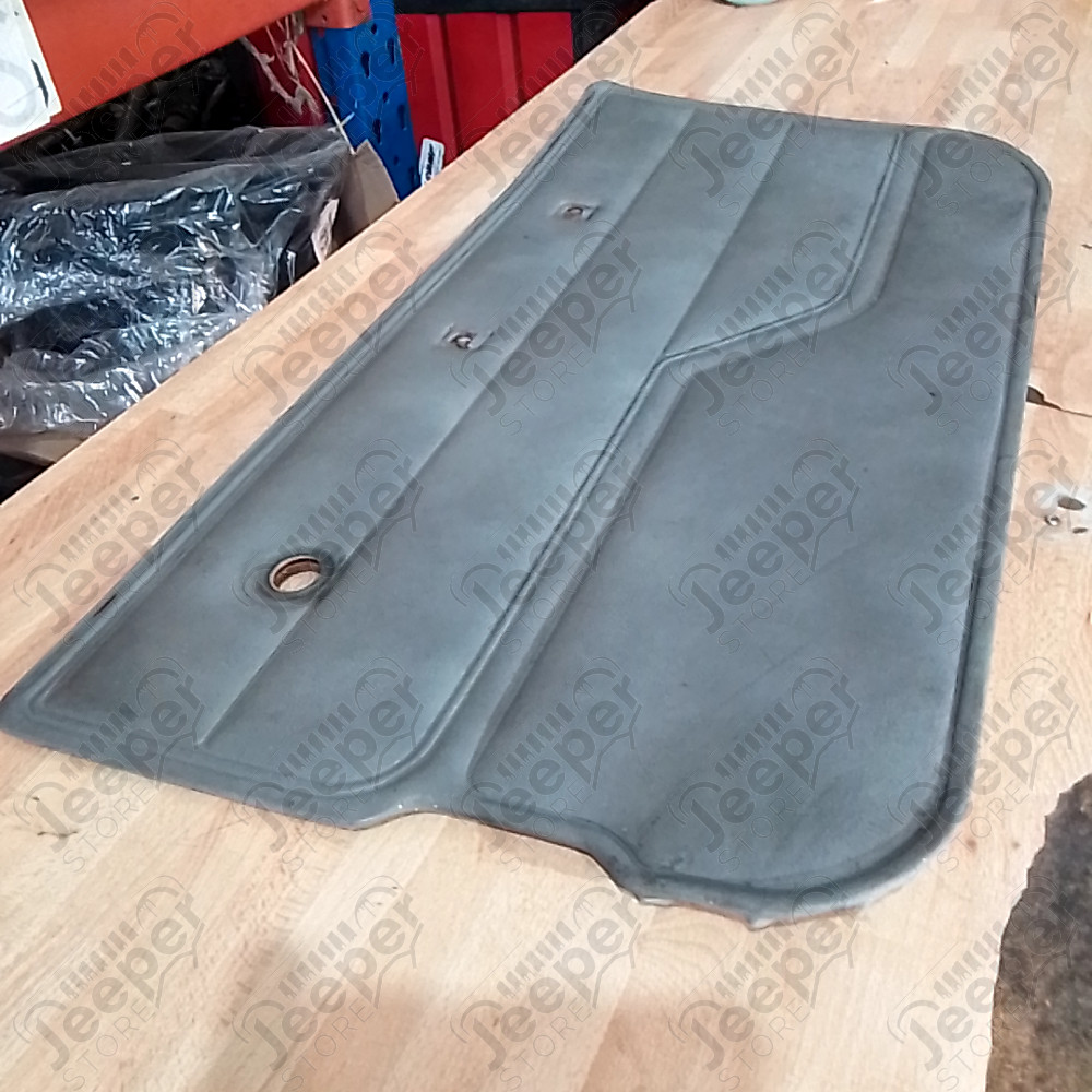 Occasion : Panneau de porte intérieur droit en cuir gris pour Jeep CJ7, CJ8, YJ