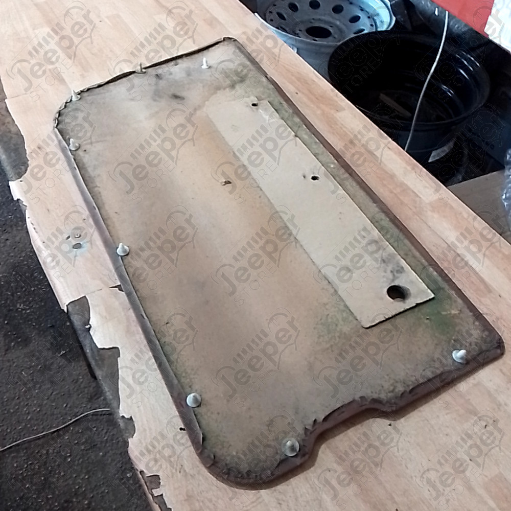 Occasion : Panneau de porte intérieur droit en cuir marron pour Jeep CJ7, CJ8, YJ