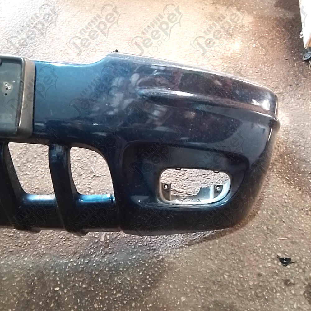 Occasion : Pare chocs avant bleu (calandre découpée) pour Jeep Grand Cherokee WJ, WG