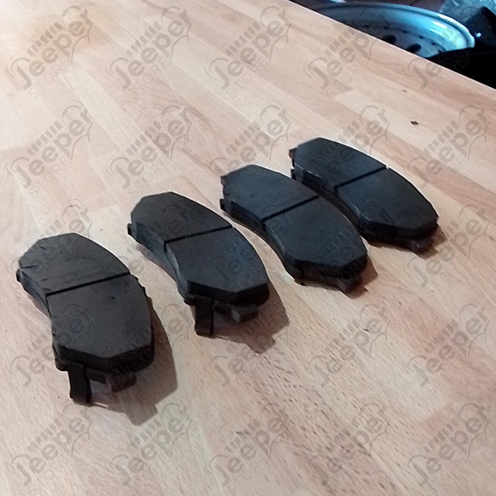 Occasion : Kit de 4 plaquettes de frein avant (1 mm d'usure) pour Jeep Wrangler JK