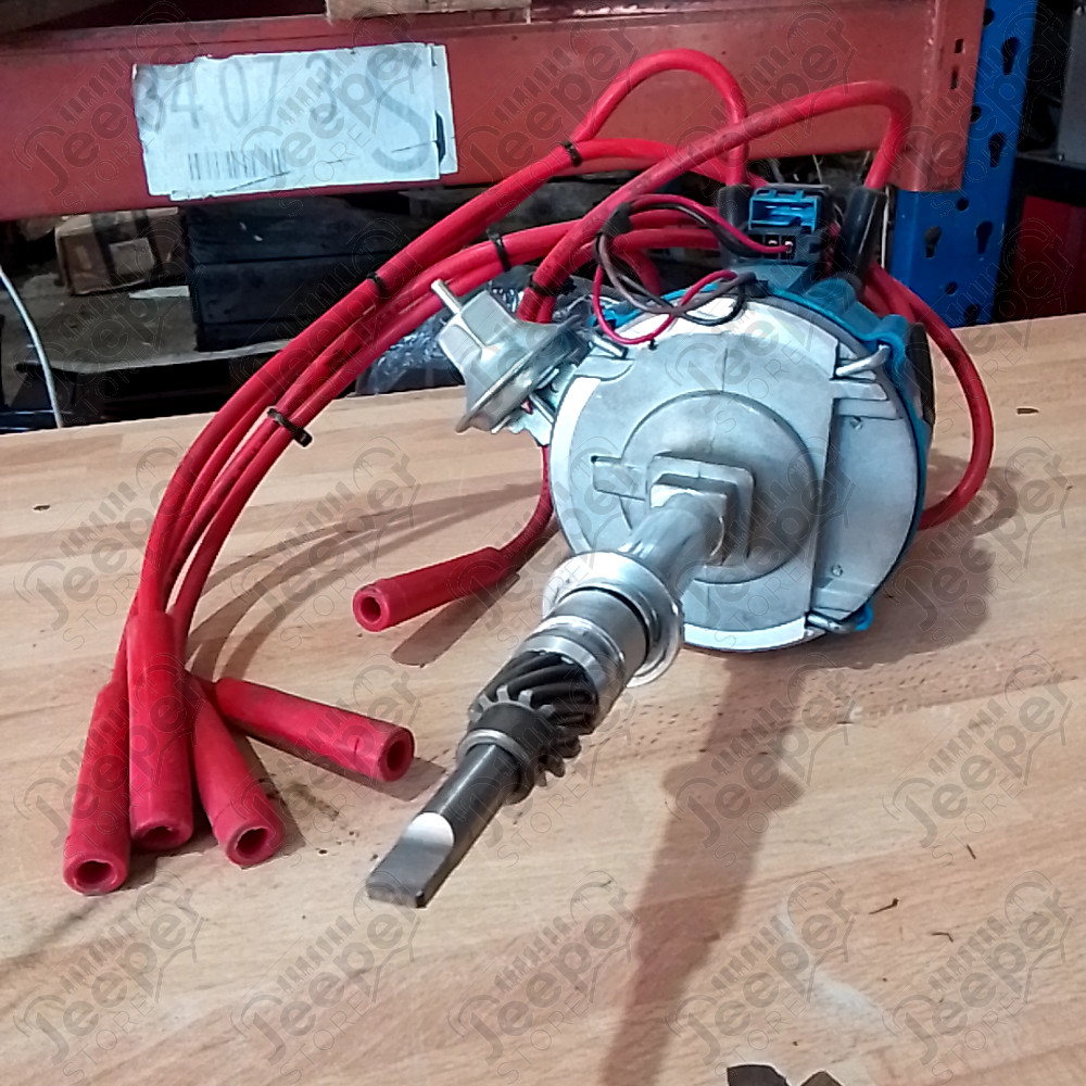 Occasion : Allumeur HEI pour 5.0L à 6.1L V8 AMC (bug à chaud) avec jeu de fils de bougie pour Jeep J20, J10, CCSJ, SWSJ, WSJ, CJ8, CJ7