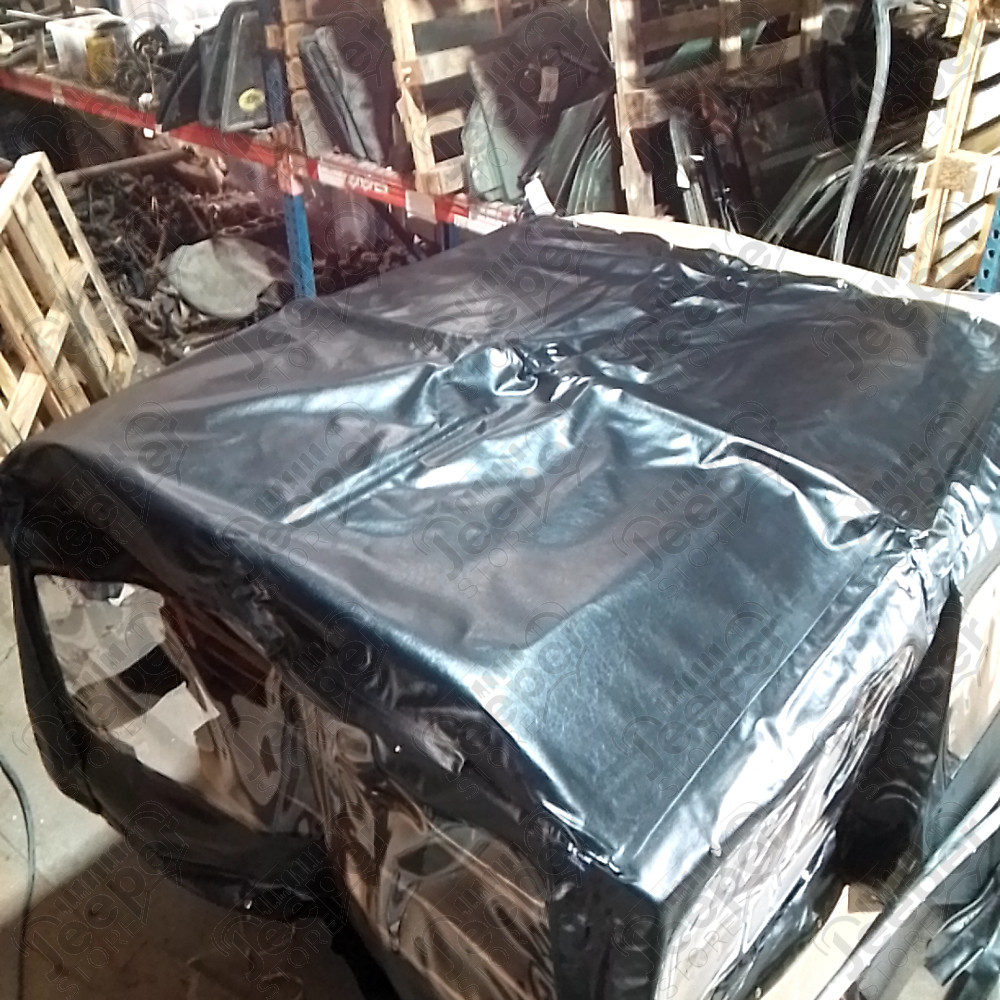 N.O.S. : Bâche capotage avec fixation partielle (marque Kayline) couleur noir pour Jeep MB, M201