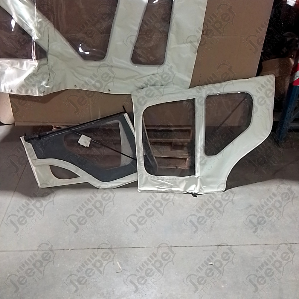 N.O.S. : Bâche capotage sans fixation (marque Bestop) couleur blanche pour Jeep CJ6