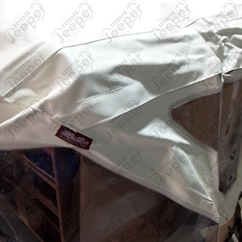 N.O.S. : Bâche capotage sans fixation (marque Bestop) couleur blanche pour Jeep CJ6