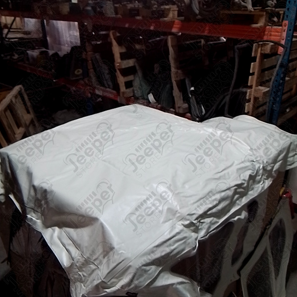 N.O.S. : Bâche capotage sans fixation (marque Bestop) couleur blanche pour Jeep CJ6