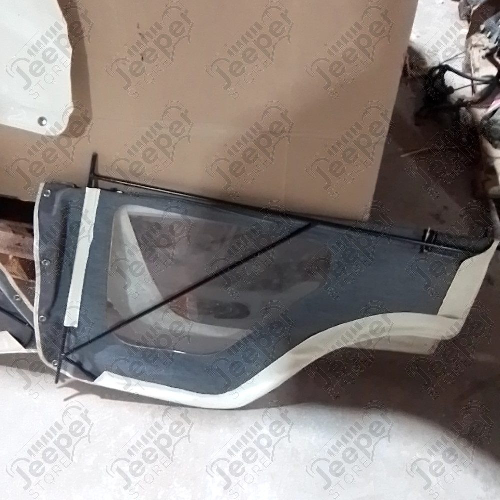 N.O.S. : Bâche capotage sans fixation (marque Bestop) couleur blanche pour Jeep CJ6