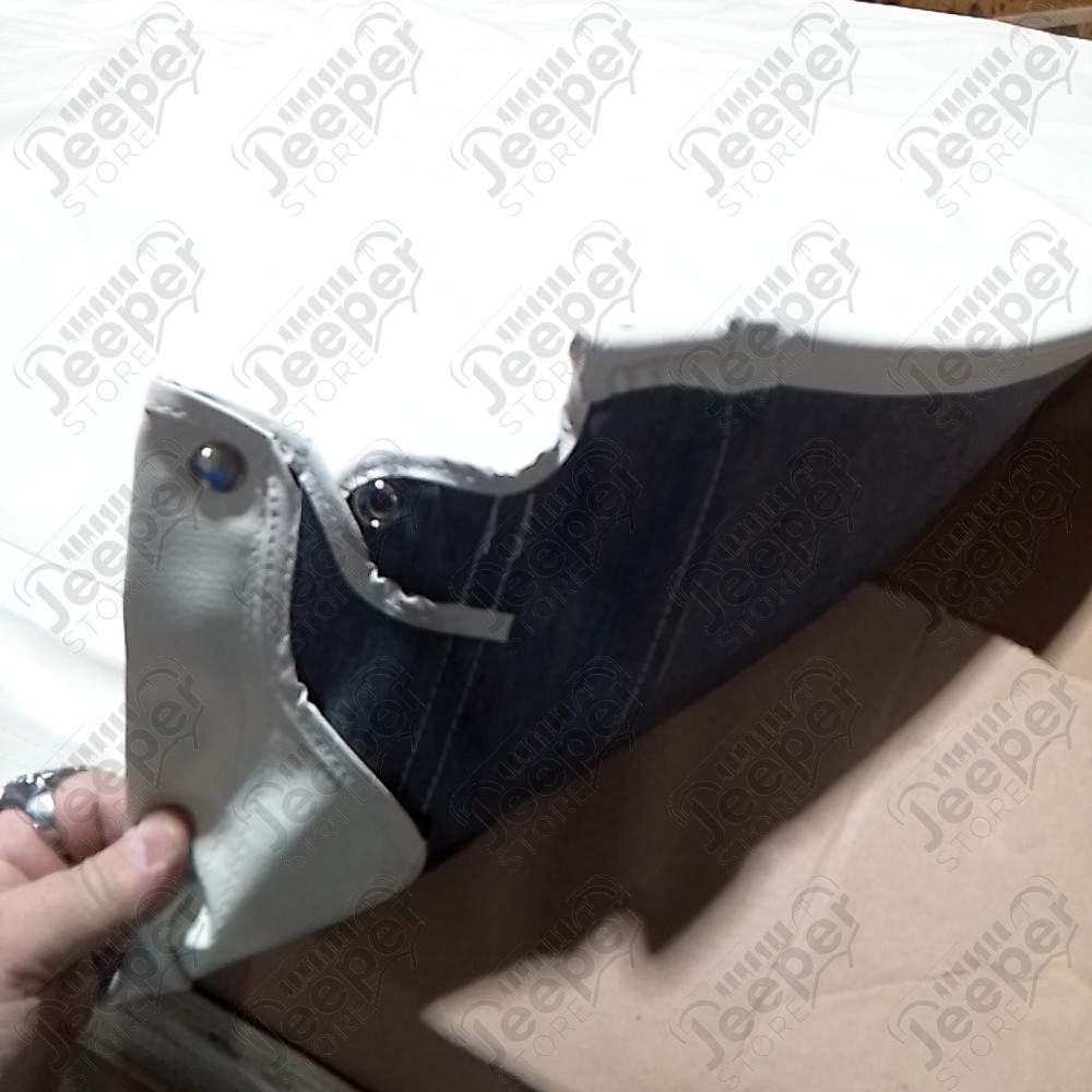 N.O.S. : Bâche capotage de remplacement sans fixation (marque Kayline) couleur blanche pour Jeep MB, M201