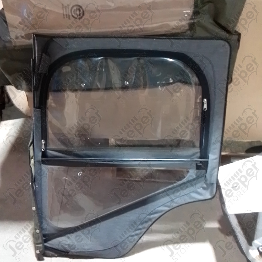 N.O.S. : Bâche capotage de remplacement sans aucune fixation (marque Kayline) couleur verte pour Jeep M38A, CJ5