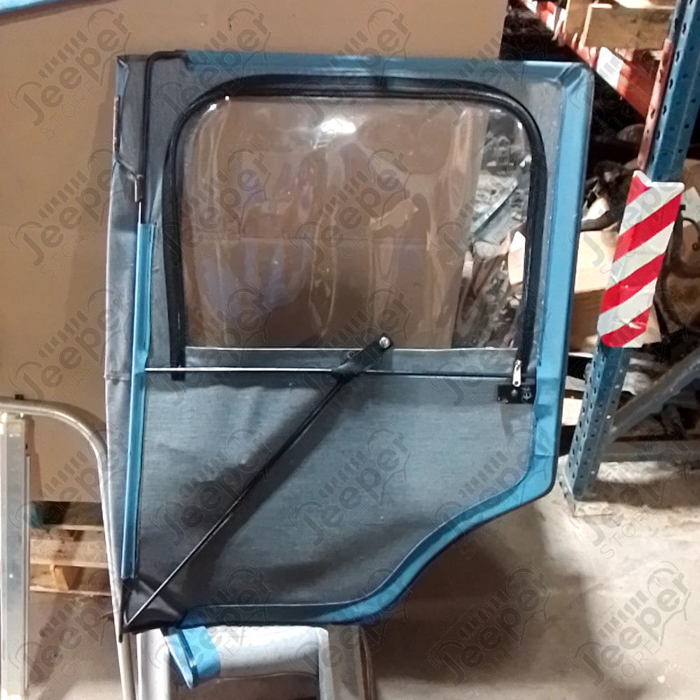 N.O.S. : Bâche capotage de remplacement avec fixation (marque Bestop) couleur bleu pour Jeep MB, M201