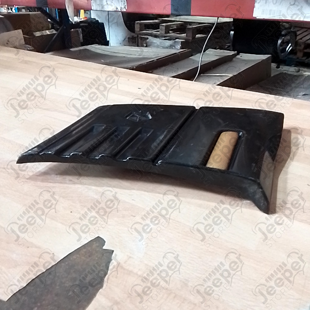 Occasion : Cache plastique d'aile avant gauche noir et jaune doré pour Jeep Grand Cherokee ZJ, ZG