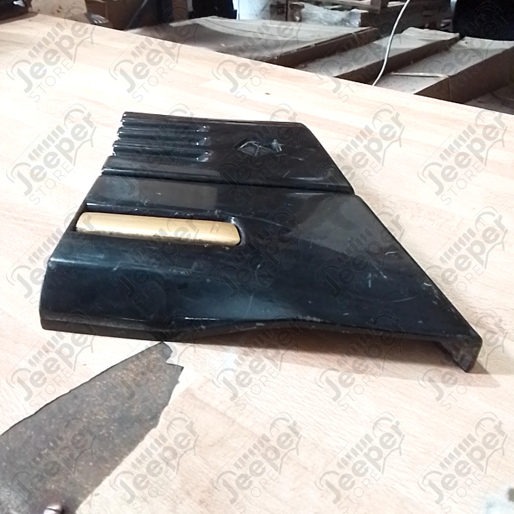 Occasion : Cache plastique d'aile avant gauche noir et jaune doré pour Jeep Grand Cherokee ZJ, ZG