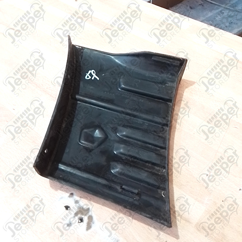 Occasion : Cache plastique d'aile avant droit noir et jaune doré pour Jeep Grand Cherokee ZJ, ZG