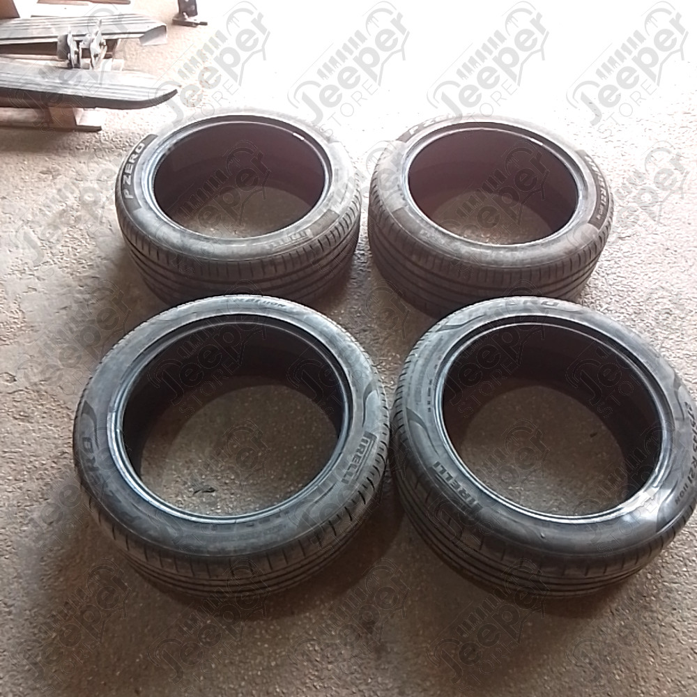 Occasion : Lot de 4 pneus PIRELLI PZero 275/45R21 pour Jeep WL, WK2, DIVERS