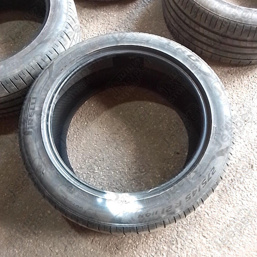 Occasion : Lot de 4 pneus PIRELLI PZero 275/45R21 pour Jeep WL, WK2, DIVERS
