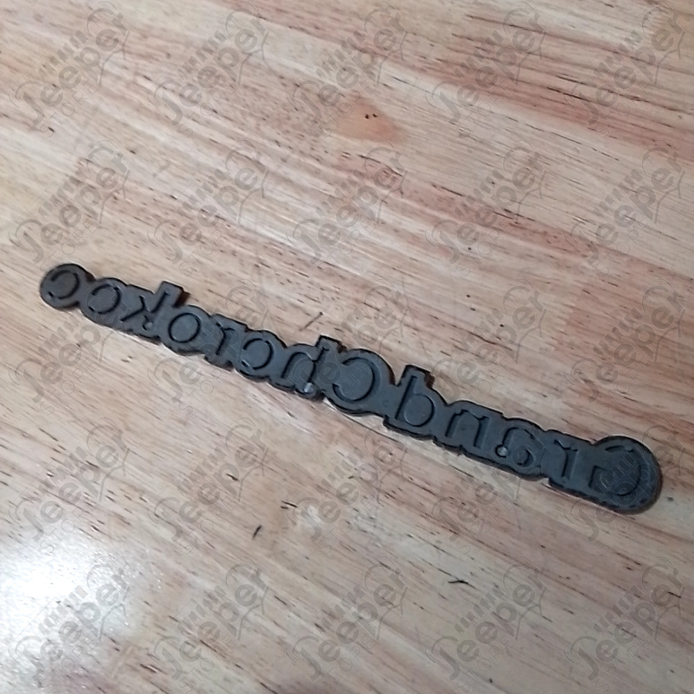 Occasion : Emblème logo "Grand Cherokee" pour Jeep Grand Cherokee ZJ, ZG