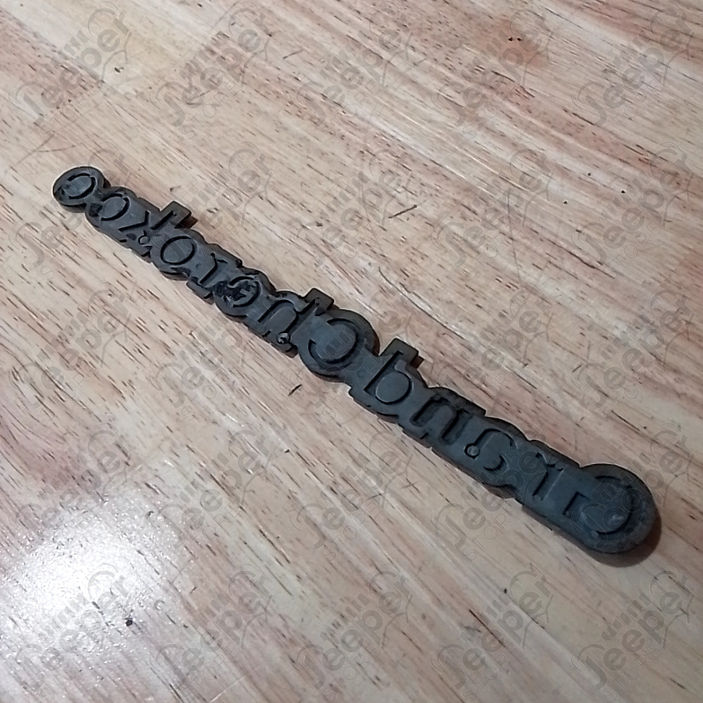 Occasion : Emblème logo "Grand Cherokee" pour Jeep ZJ, ZG, WJ, WG