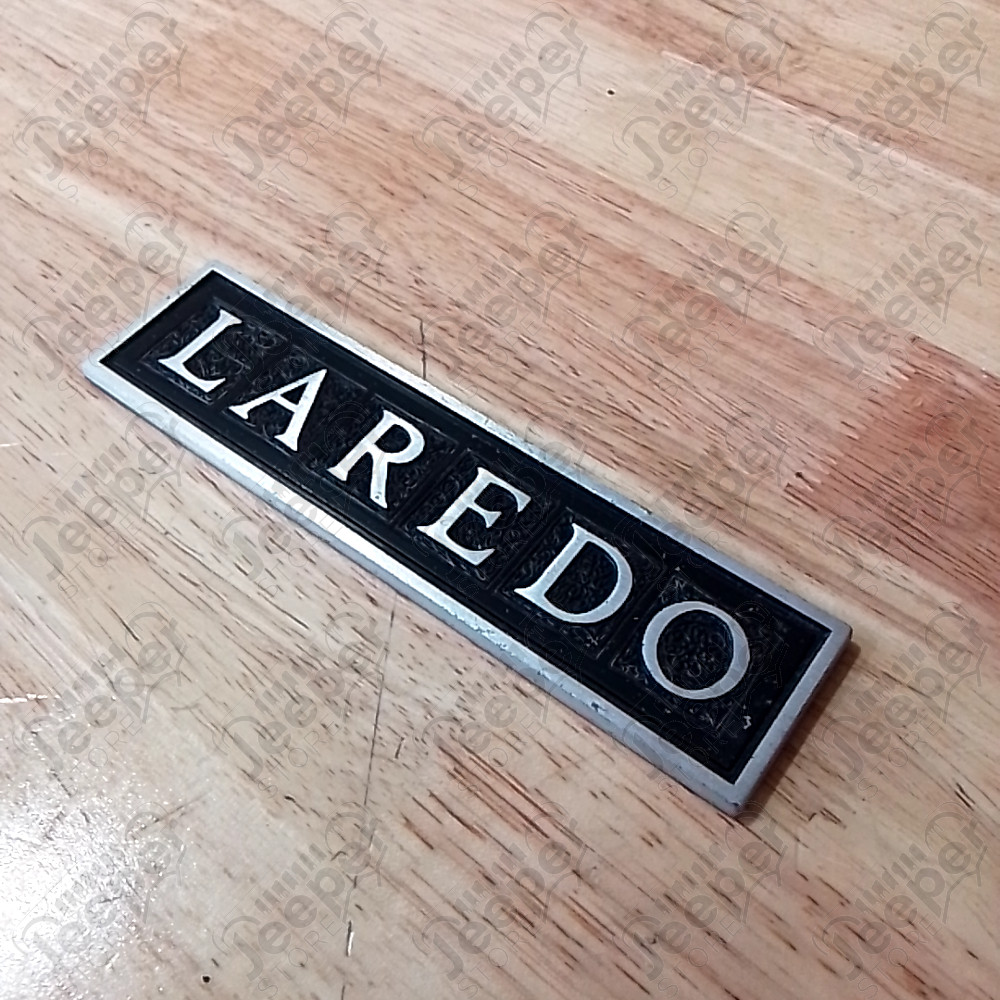 Occasion : Emblème logo "LAREDO" pour Jeep CJ7, YJ, XJ, ZJ, ZG