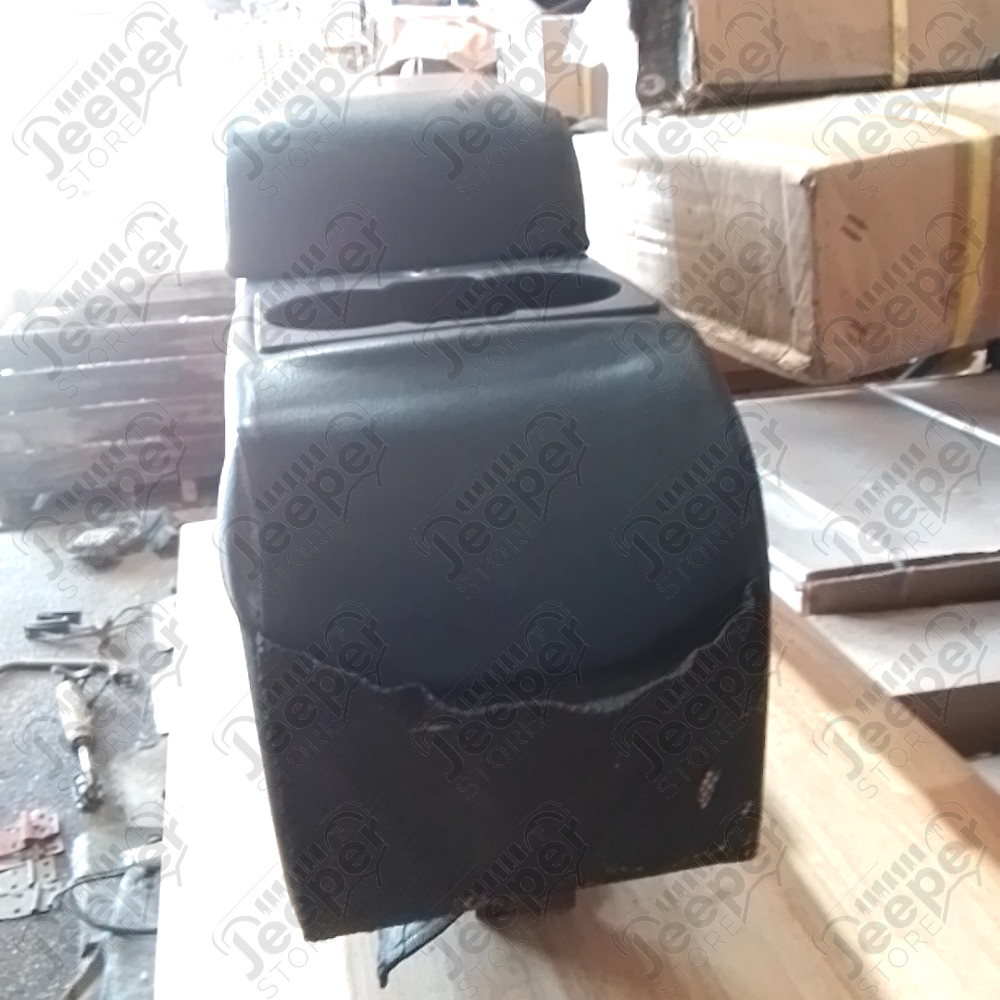 Occasion : Console centrale en simili cuir noir pour Jeep CJ7, CJ8, YJ