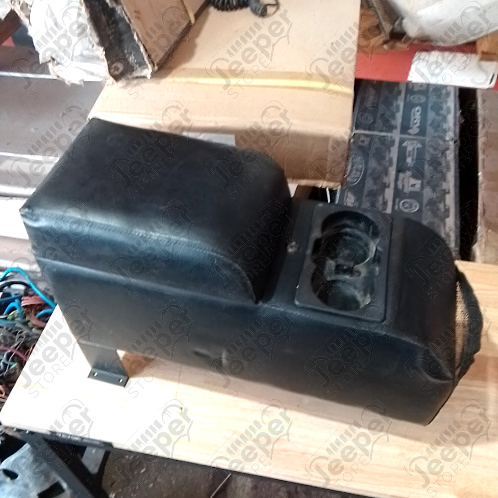 Occasion : Console centrale en simili cuir noir pour Jeep CJ7, CJ8, YJ