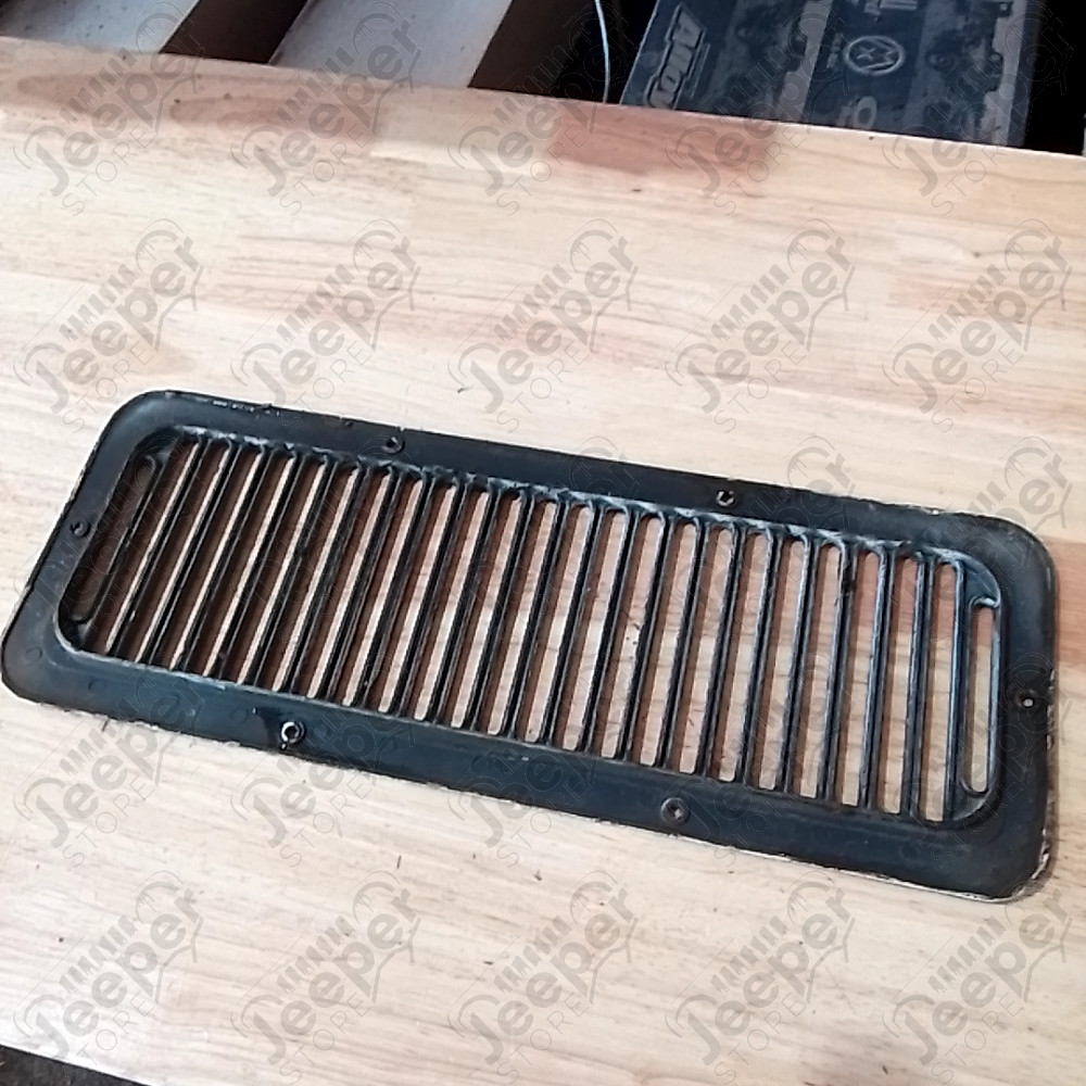 Occasion : Grille d'aération en plastique pour capot moteur gris pour Jeep Wrangler YJ