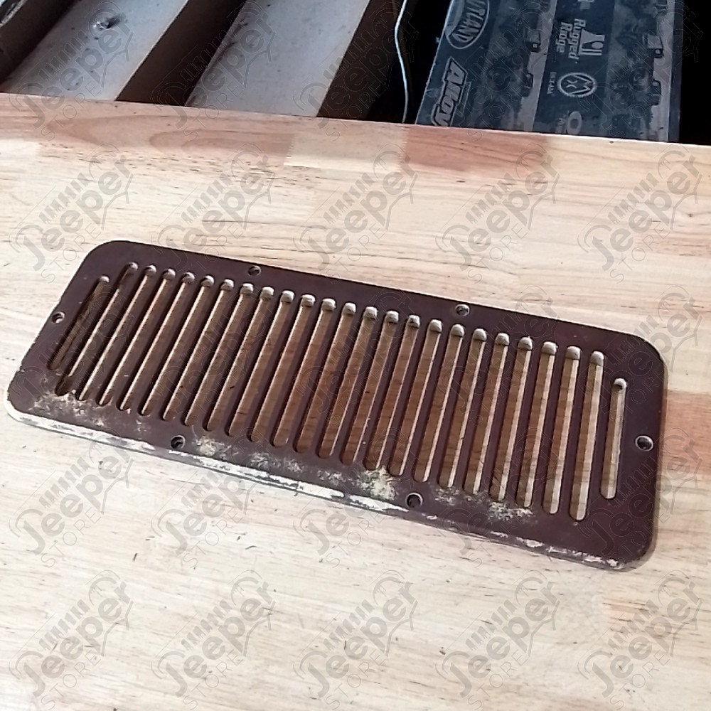 Occasion : Grille d'aération en plastique pour capot moteur bordeau pour Jeep Wrangler YJ