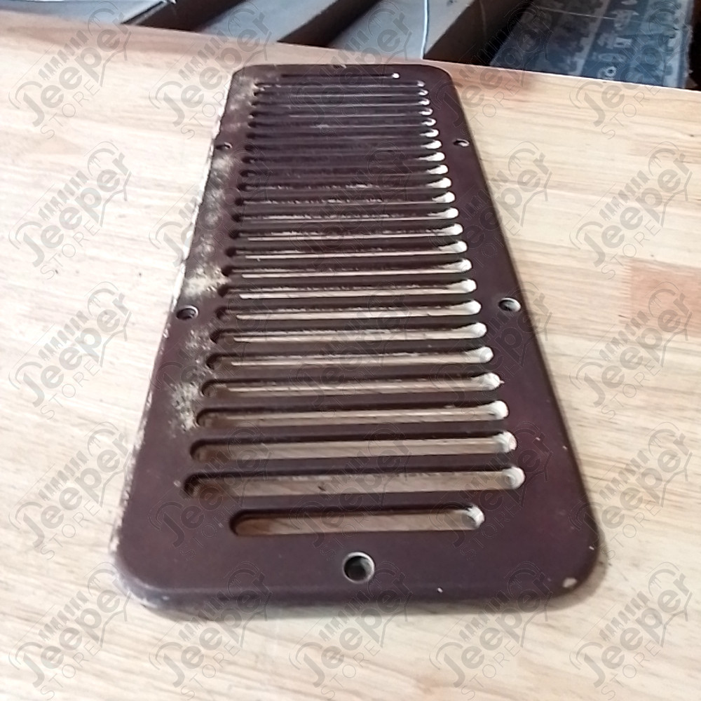 Occasion : Grille d'aération en plastique pour capot moteur bordeau pour Jeep Wrangler YJ