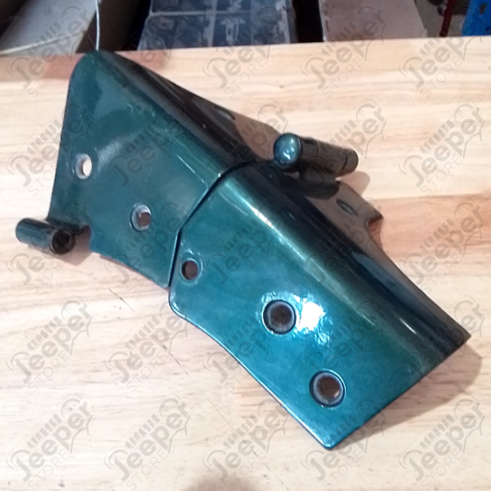 Occasion : Lot de 2 charnières de baie de pare brise vert foncé pour Jeep Wrangler TJ