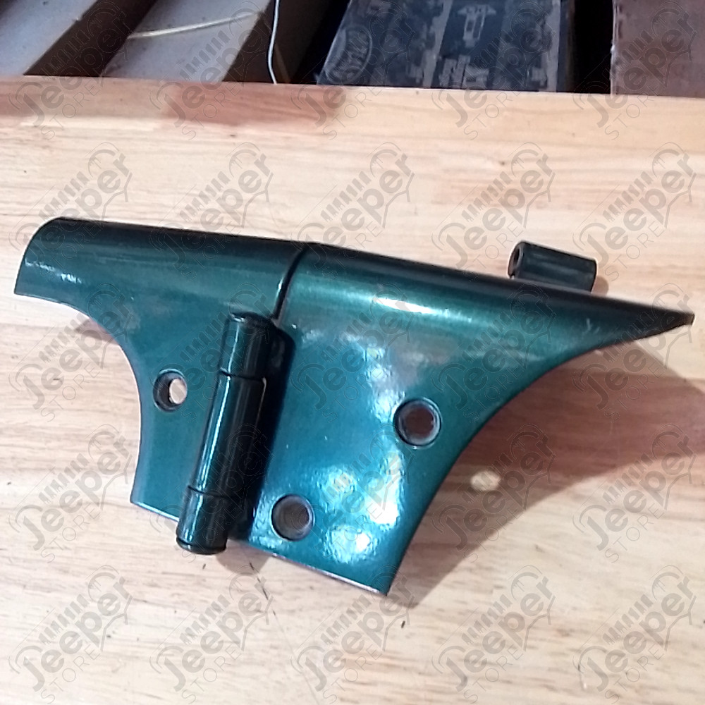 Occasion : Lot de 2 charnières de baie de pare brise vert foncé pour Jeep Wrangler TJ