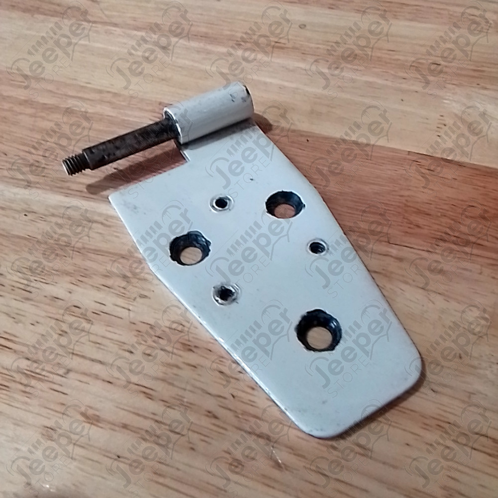 Occasion : Charnière de porte gauche blanche pour Jeep CJ7, CJ8, YJ