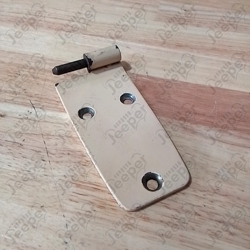 Occasion : Charnière de porte gauche blanche pour Jeep CJ7, CJ8, YJ