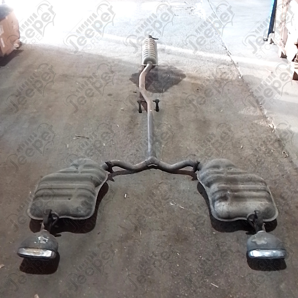 Occasion : Ligne d'échappement d'origine DOUBLE SORTIES pour Cadillac Seville STS 4.6L V8 - 32 soupapes - 4 portes - Boite automatique 4 rapports