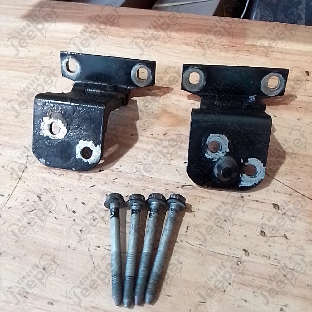 Occasion : Lot de 2 charnières noires de portière arrière gauche pour Cadillac Seville STS 4.6L V8 - 32 soupapes - 4 portes - Boite automatique 4 rapports