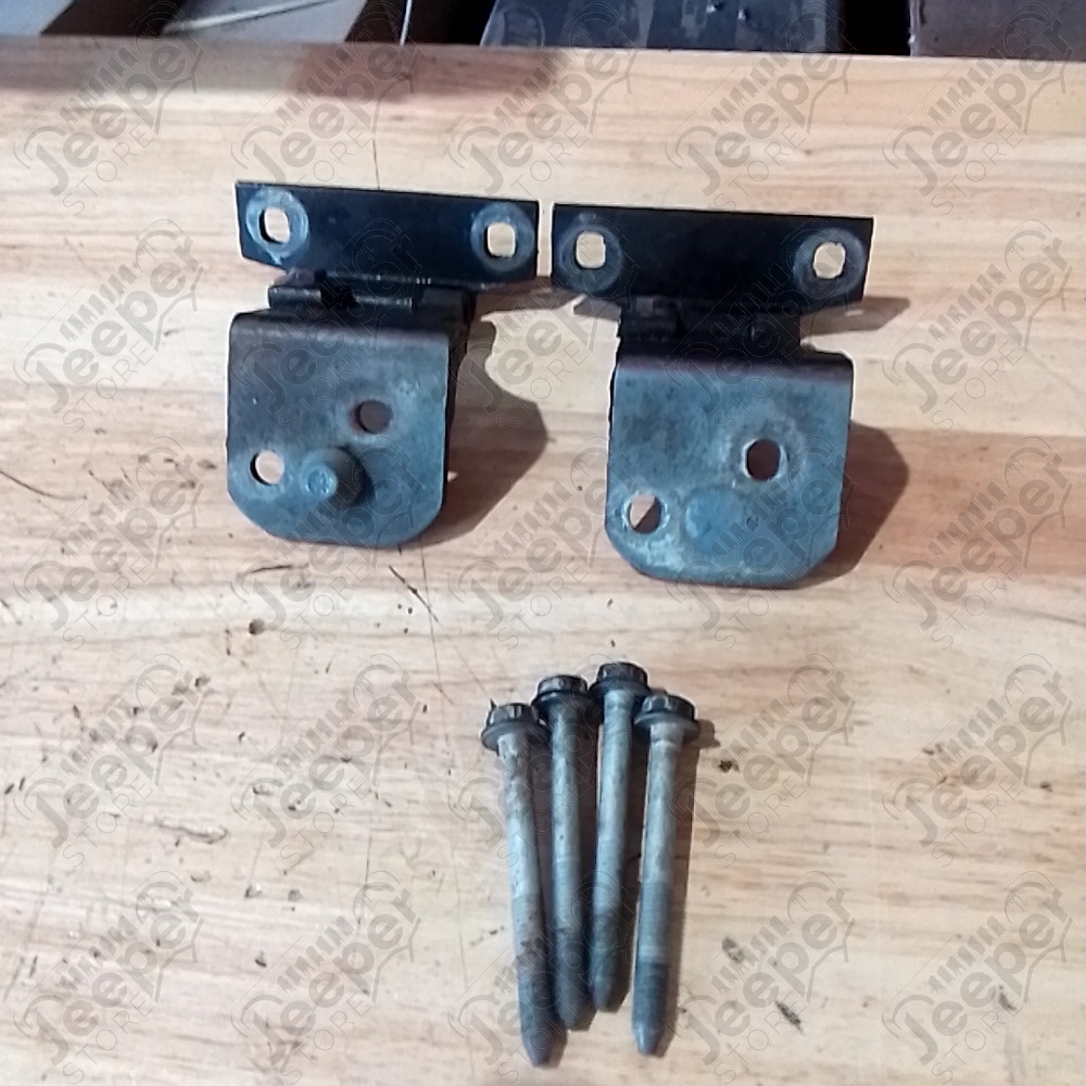 Occasion : Lot de 2 charnières noires de portière avant droite pour Cadillac Seville STS 4.6L V8 - 32 soupapes - 4 portes - Boite automatique 4 rapports