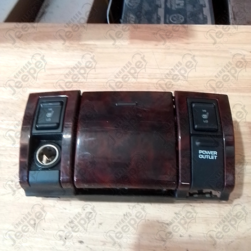 Occasion : Cendrier de console centrale avec commande de siège chauffant pour Jeep Grand Cherokee WJ, WG