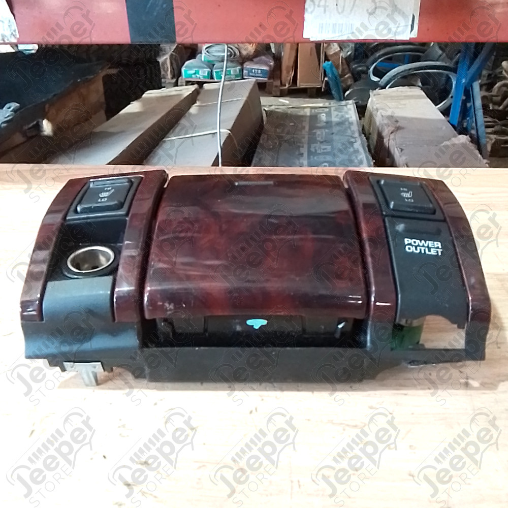 Occasion : Cendrier de console centrale avec commande de siège chauffant pour Jeep Grand Cherokee WJ, WG