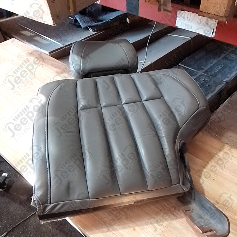 Occasion : Dossier de banquette arrière gauche 1/3 en cuir gris pour Jeep Grand Cherokee WJ, WG