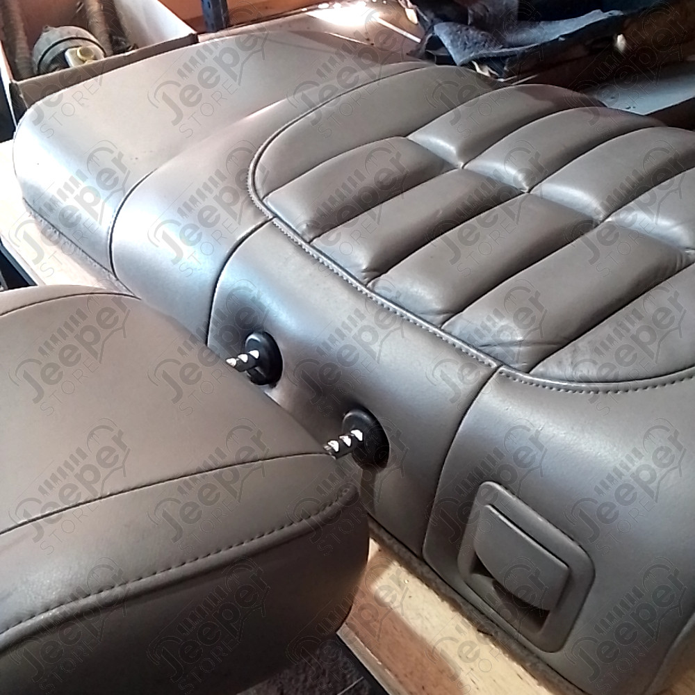 Occasion : Dossier de banquette arrière droit + centre en cuir gris pour Jeep Grand Cherokee WJ, WG