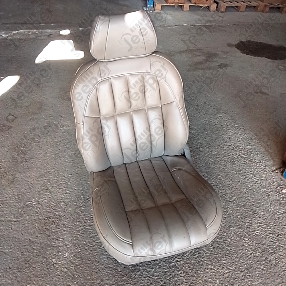 Occasion : Siège conducteur en cuir crème pour Jeep Grand Cherokee WJ, WG