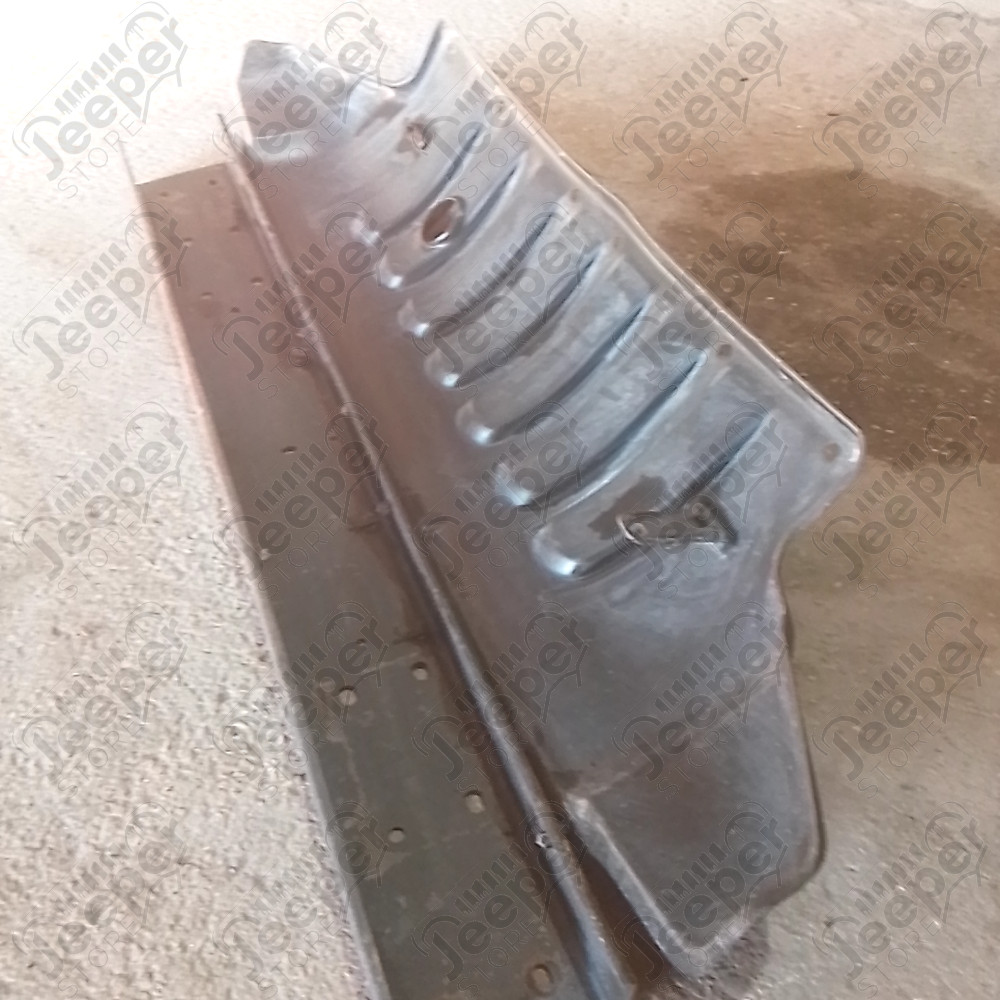 Occasion : Traverse acier + bouclier plastique avant pour Jeep Wrangler JK